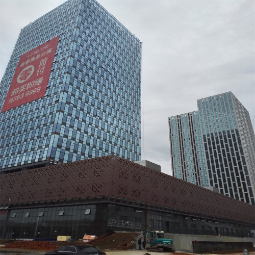 乐天世纪城玻璃幕墙